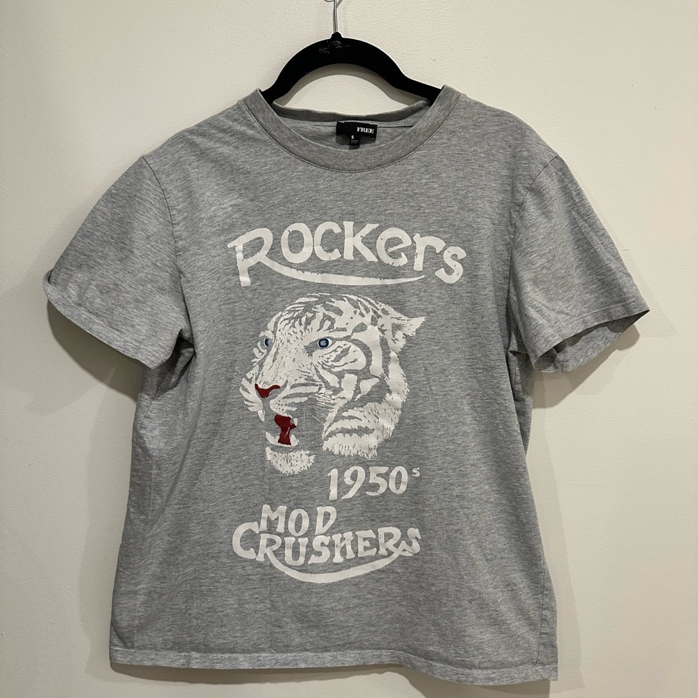 Heather Grey Graphic Tee